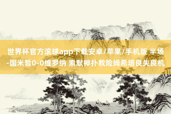 世界杯官方滚球app下载安卓/苹果/手机版 半场-国米暂0-0维罗纳 索默神扑救险姆希塔良失良机